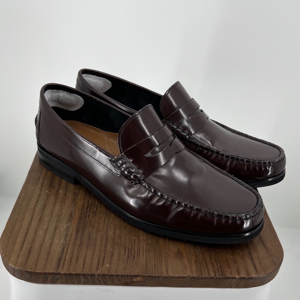 Florsheim "Brisbane" Penny Loafers — Burgundy — Men's Size 13 3E